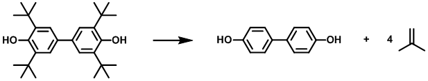 Dealkylation reaction