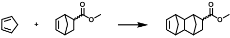 Diels-Alder反応のイメージ図